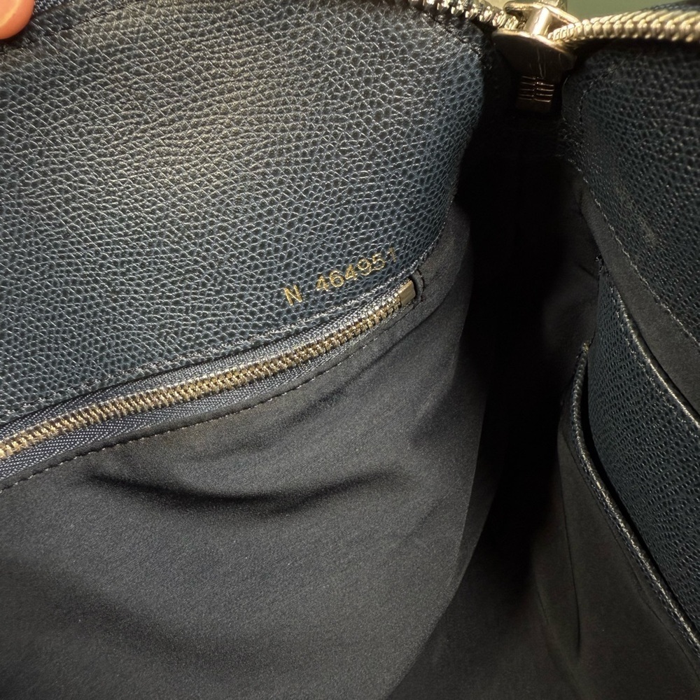Valextra MyLogo Bowling Bag Blue - Picture 10 of 16